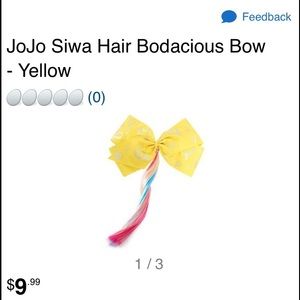 JoJo Siwa Big Yellow Bow